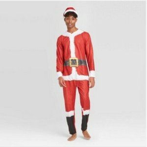 Briefly Stated Men's Santa Holiday Costume Union Suit NWT